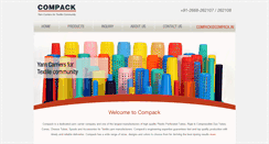 Desktop Screenshot of compack.in